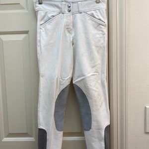 Dover Saddlery White Breeches 24